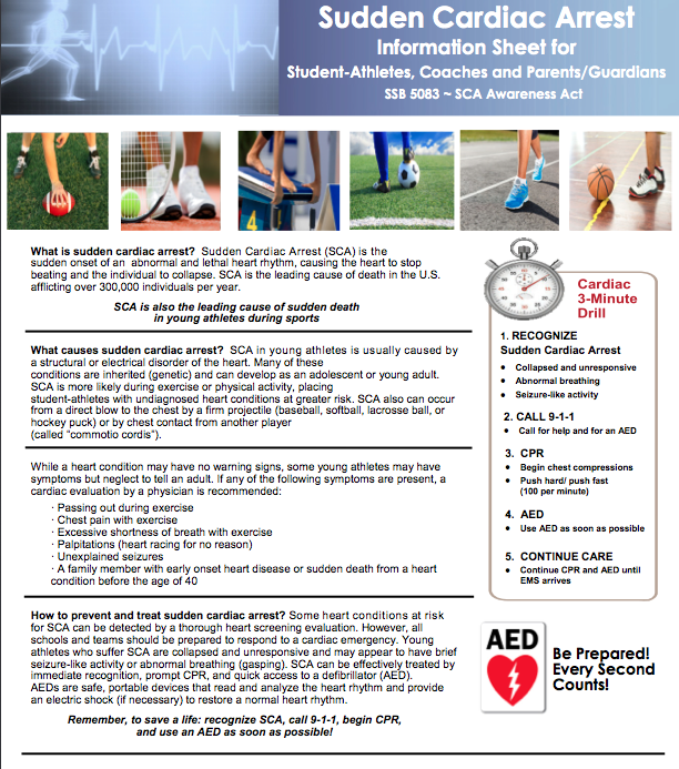 Sudden Cardiac Arrest Information